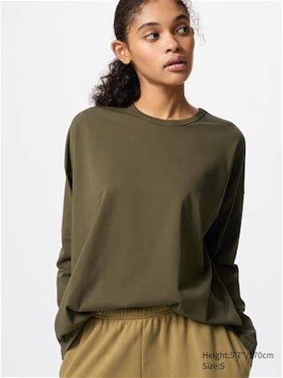 Uniqlo Women's Supima Cotton Long Sleeve T-Shirt