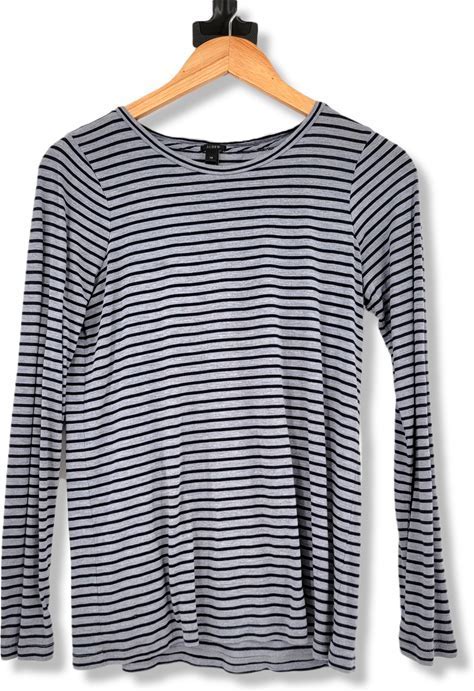 J.Crew Mercantile Women's Long Sleeve Striped T-Shirt